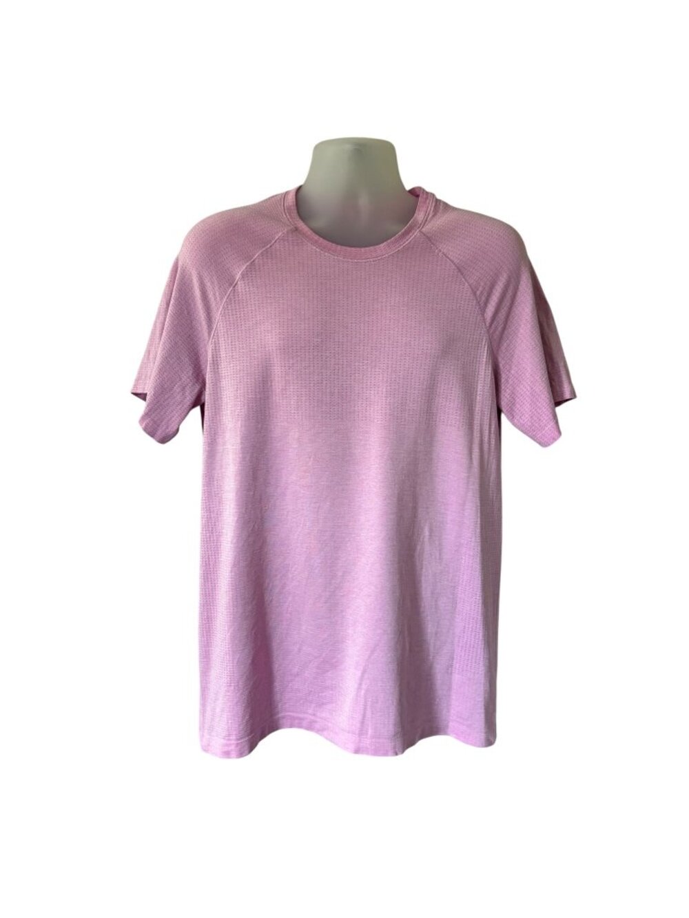 Lululemon Metal Vent Tech Mens Shirt Short Sleeve Size Large Pink